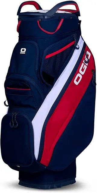 OGIO Silencer Cart Bag — flagship 15-way molded top with patented Silencer Technology