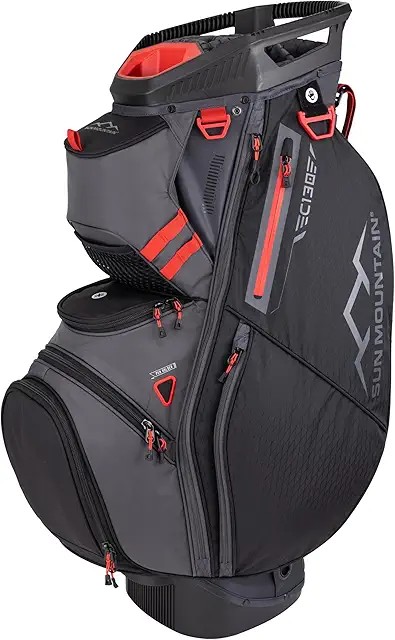 Sun Mountain C-130 cart bag — flagship 14-way cart bag